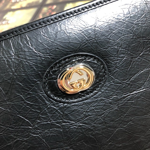 Gucci專櫃款男包 575829 古奇新款真皮男士手拿包 Gucci收納包  gqy3106